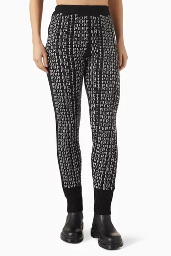 لغينغز بنقشة شعار الماركة صوف مارينو