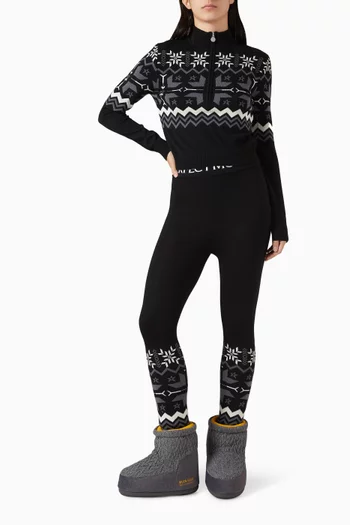 Nordic Half-zip Sweater in Merino Wool