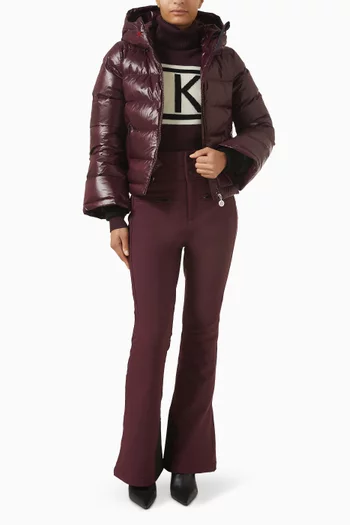 Aurora High-waisted Flared Ski Pants