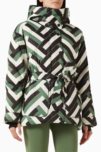 جاكيت باركا كورتينا مبطن بالزغب