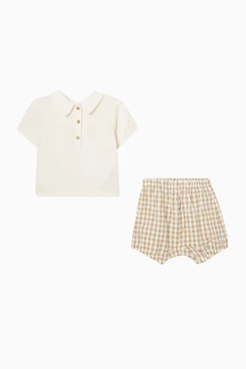Gingham 2-piece Set