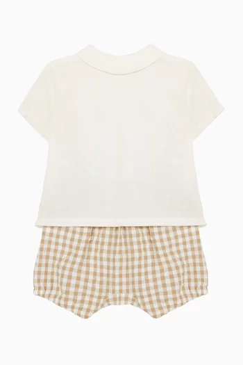 Gingham 2-piece Set