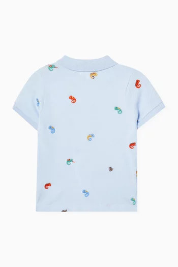 Chameleon Polo Shirt in Organic Cotton Pique