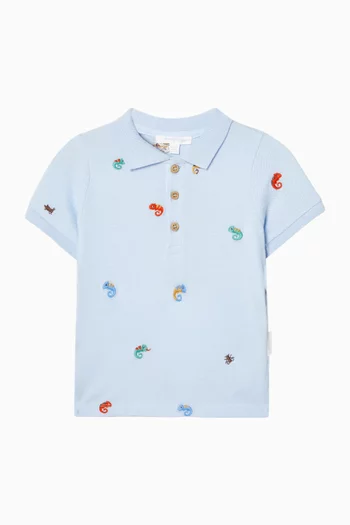 Chameleon Polo Shirt in Organic Cotton Pique