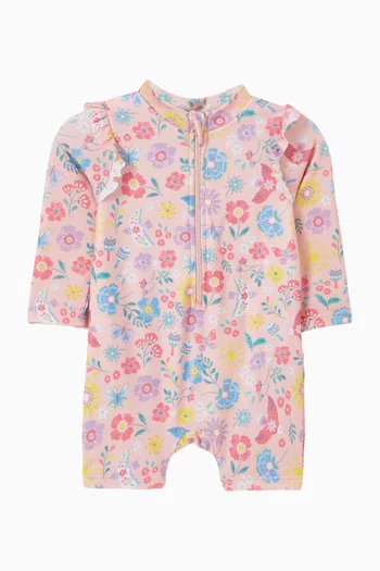 Bird Long Sleeve Rashie Sunsuit