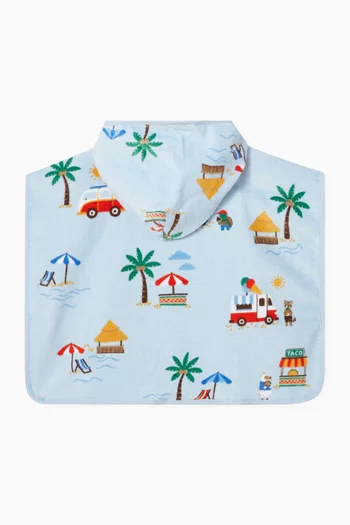 Cancun Hooded Towel in Organic Cotton
