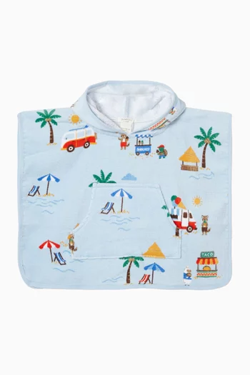 Cancun Hooded Towel in Organic Cotton