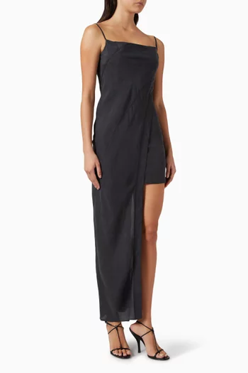 فستان ويبلاش بحافة غير متماثلة كوبرو