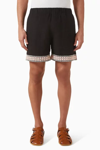 Crochet Trim Resort Shorts