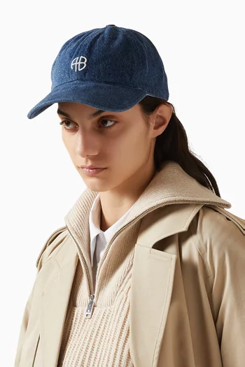 Jeremy Baseball Cap in Denim