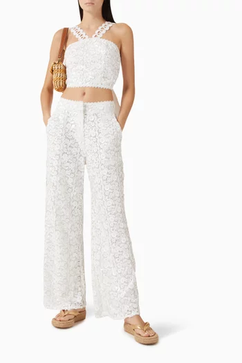 بلوزة نوفا مطرزة بالترتر