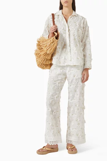 بنطال سيليا مطرز