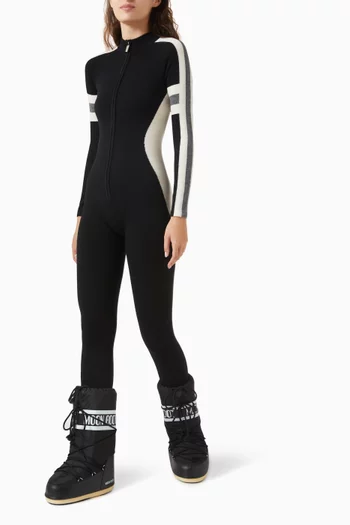 Ski Base-layer Jumpsuit in Knit