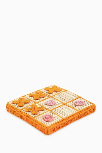Tic Tac Toe Board Game in Iraca palm