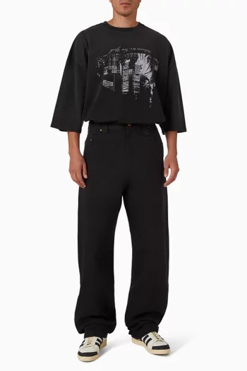 تي شيرت بطبعة Welcome To New York قطن