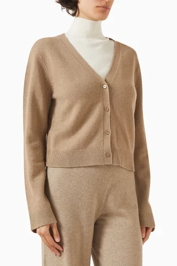 Cardigan in Wool-cashmere