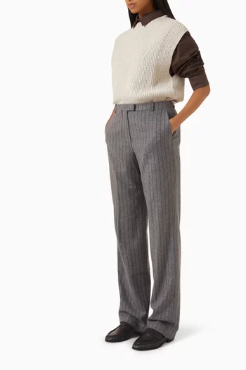 Vest in Merino-wool