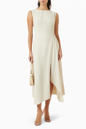 Asymmetric Midi Dress