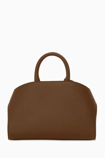 Small Hug Top-handle Bag in Leather
