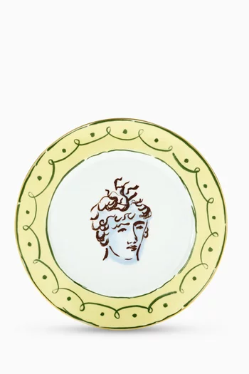 طبق عشاء مسطح بورسلين، 28 سم