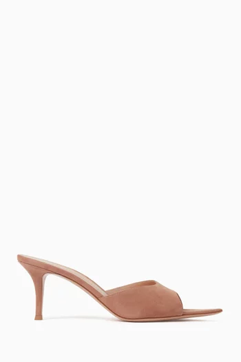Mule Sandals in Suede