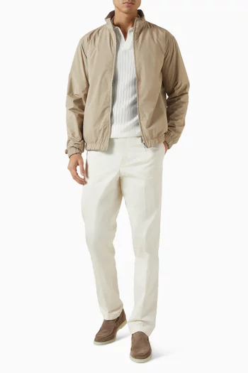 تي شيرت بولو بلا أزرار بنسيج مضلع كاشوول