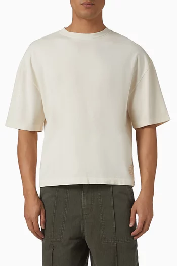 Boxy T-shirt in Cotton & Cashmere