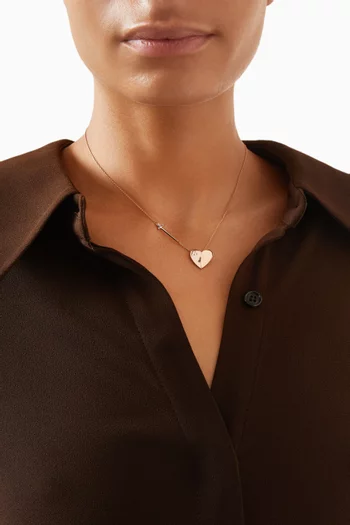 Hiam Sword Necklace in 18kt Rose Gold