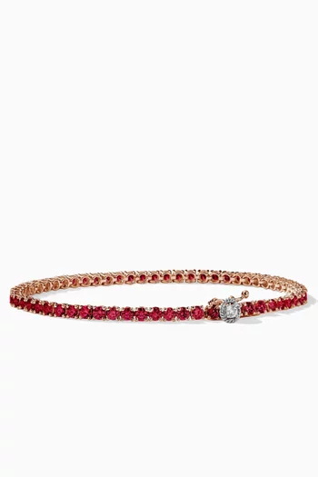 Salasil Ruby Bracelet in 18kt Rose Gold