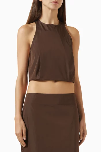 Paper Taffeta Cocoon Top