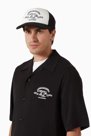 Eagle Trucker Hat in Mesh