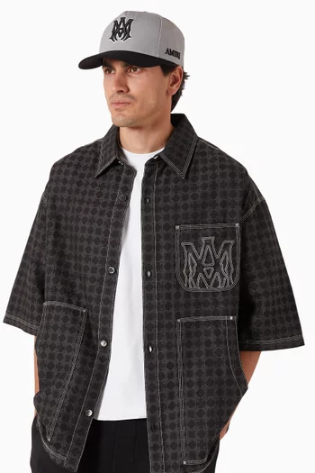 MA Logo-embroidered Cap in Cotton