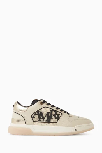 سنيكرز كلاسيك أسفل الكاحل جلد