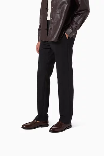 Airfit® Cushioned Penny Loafers in Leather