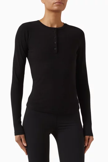 تي شيرت كور هنلي 365‏ مزيج قطن