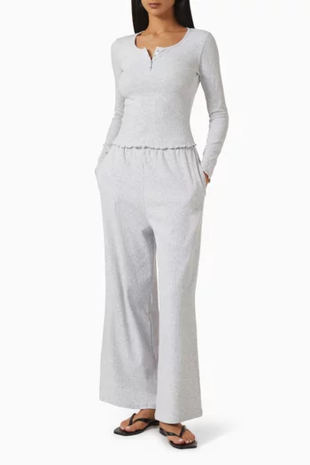 Sleep Lounge Henley Top