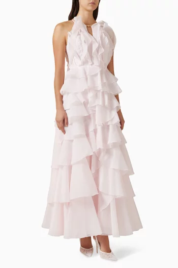 Cleo Ruffle Gown
