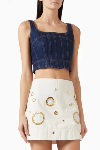 بلوزة بريار بتصميم مشد دينم