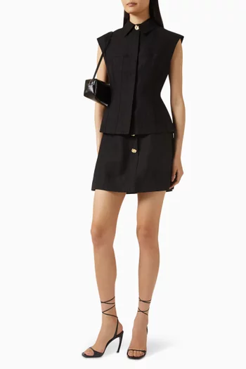 Magnolia Top in Linen Blend