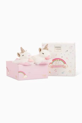 Unicorn Rattle Booties