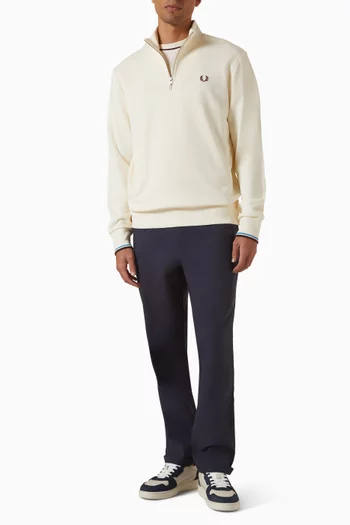 Half Zip Sweatshirt in Cotton