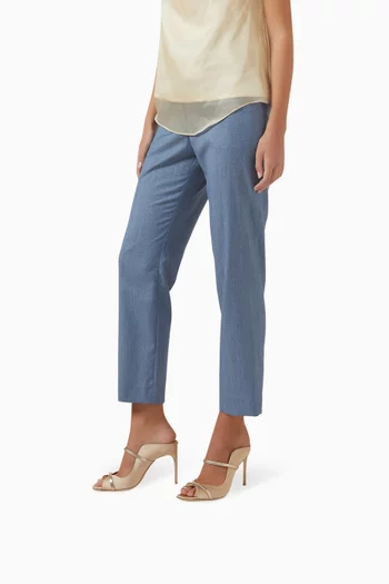 Noah 90 Mule Sandals in Satin