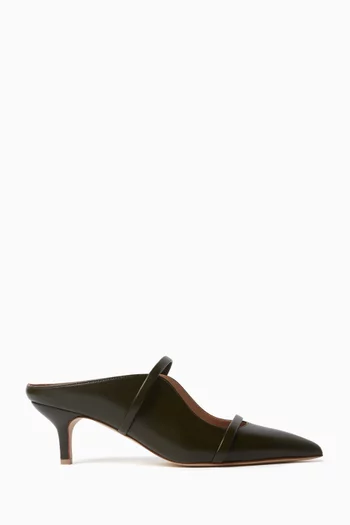 Maureen 45 Mules in Nappa Leather