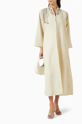 Beads Embroidered Abaya