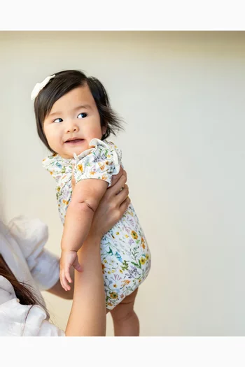 رومبر زارا بنقشة زهور قطن