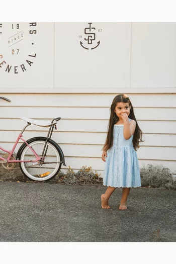Zara Broderie Anglaise Dress in Cotton
