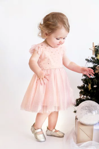 Festive Glitter Dress in Tulle