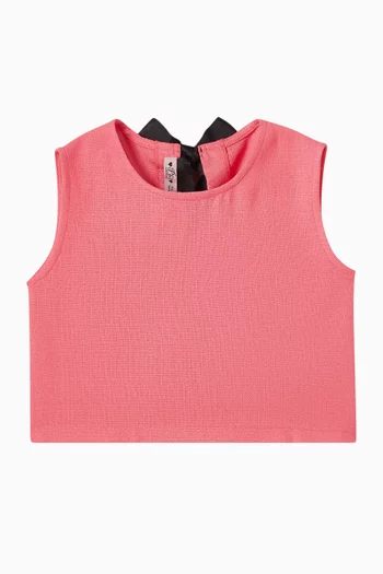 بلوزة بعقد تويد