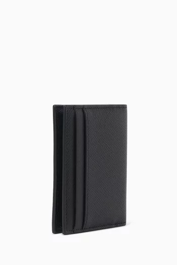 Micro Gancio Credit Card Case in Leather