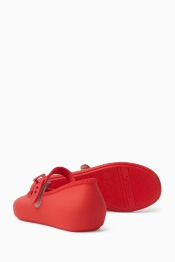 حذاء باليرينا ناعم كلوريد متعدد الفينيل